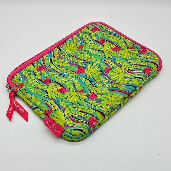 Lilly Pulitzer Neoprene Zip Tablet Sleeve - Picture 1 of 5
